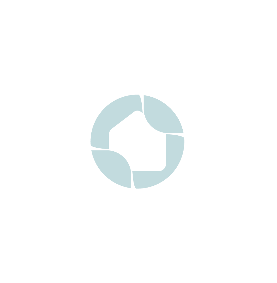 YourOffice logo icon in breeze blue color on a black background